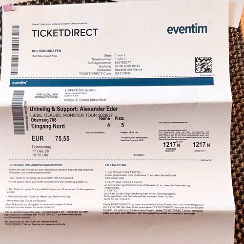 Unheilig support alexander - &,