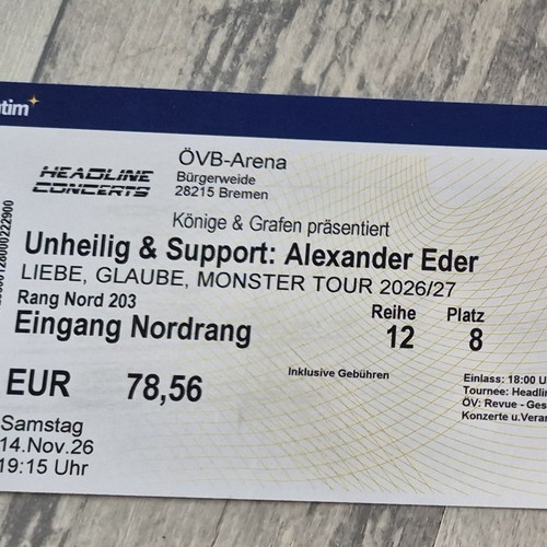 Unheilig övb arena bremen - unheilig,
