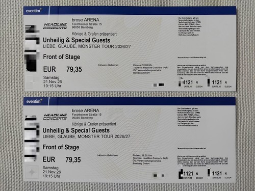 Unheilig special guests - &,